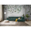 ECKSOFA in Feincord Waldgrün  280/205 cm  - Waldgrün/Schwarz, Design, Textil/Metall (280/205cm) - Xora