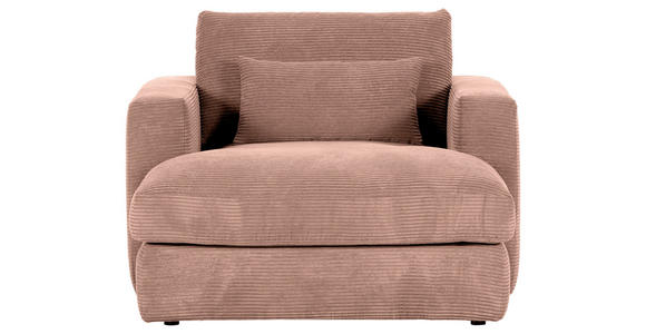 XXL-SESSEL - Schwarz/Altrosa, ROMANTIK / LANDHAUS, Kunststoff/Textil (120/67/140cm) - Landscape