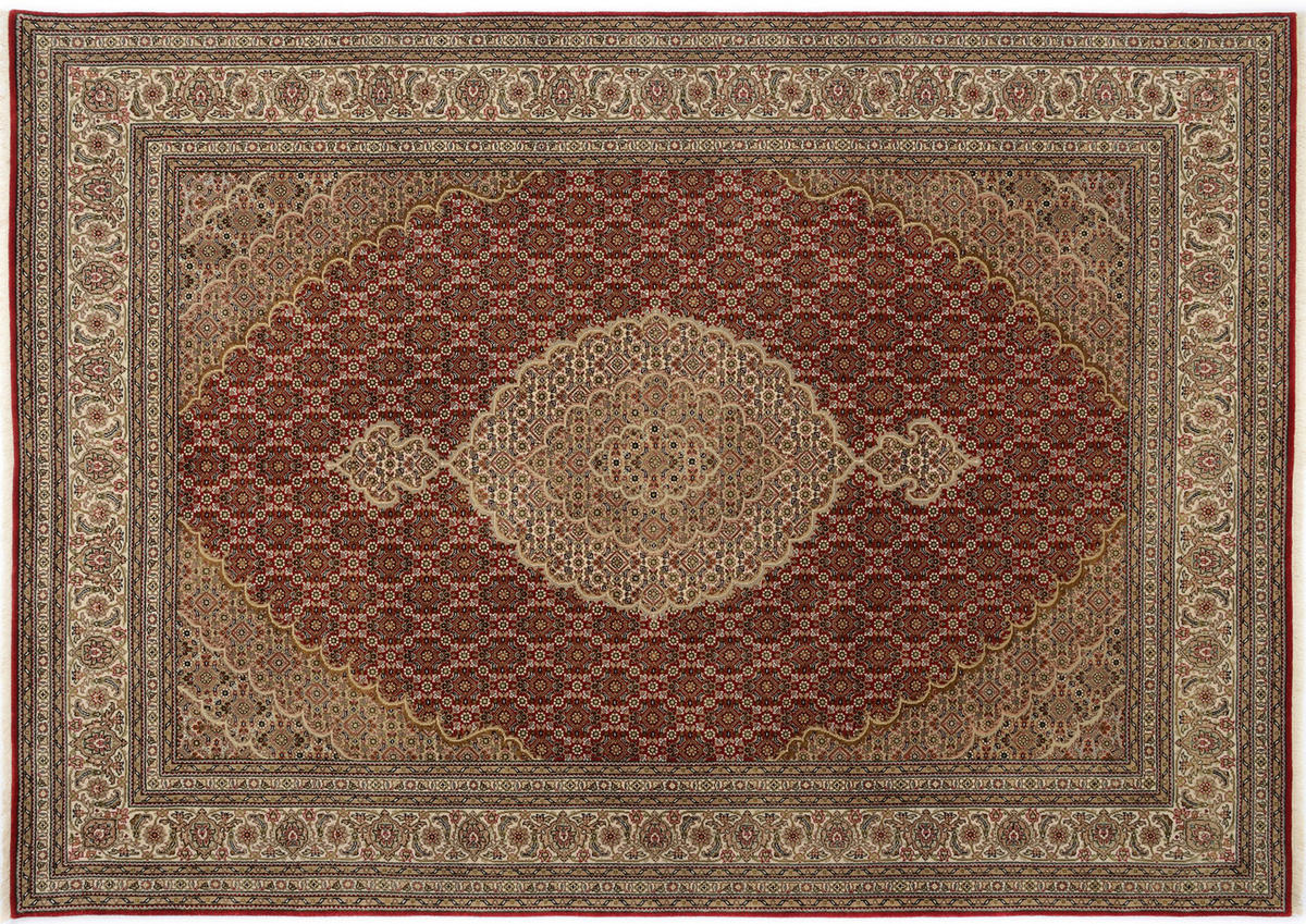 LÄUFER 80/350 cm  - Rot/Creme, Design, Textil (80/350cm) - Cazaris