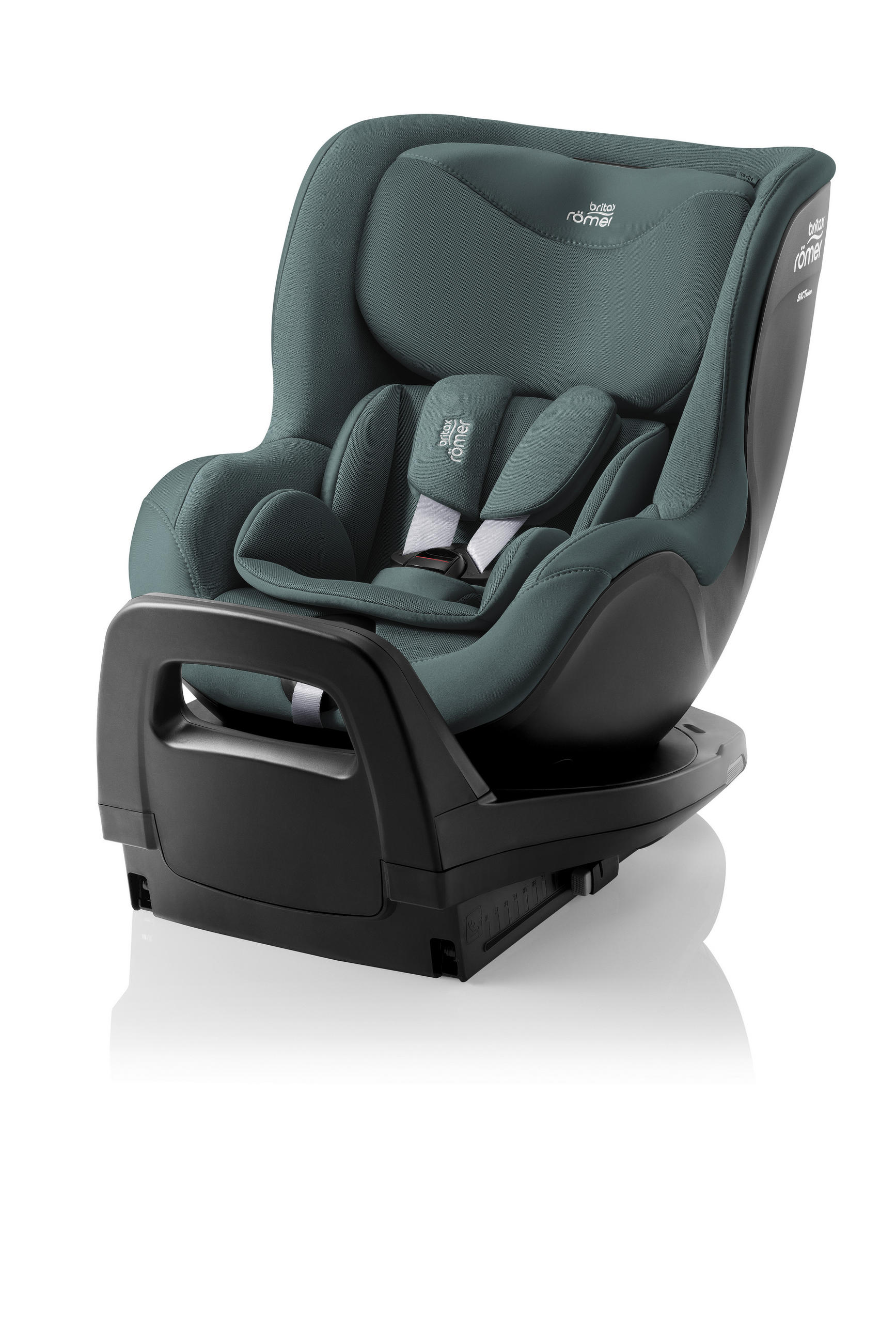 REBOARDER-KINDERSITZ Dualfix Pro M Balsam  - Graugrün, Basics, Kunststoff/Textil (44/48/74cm) - Britax Römer