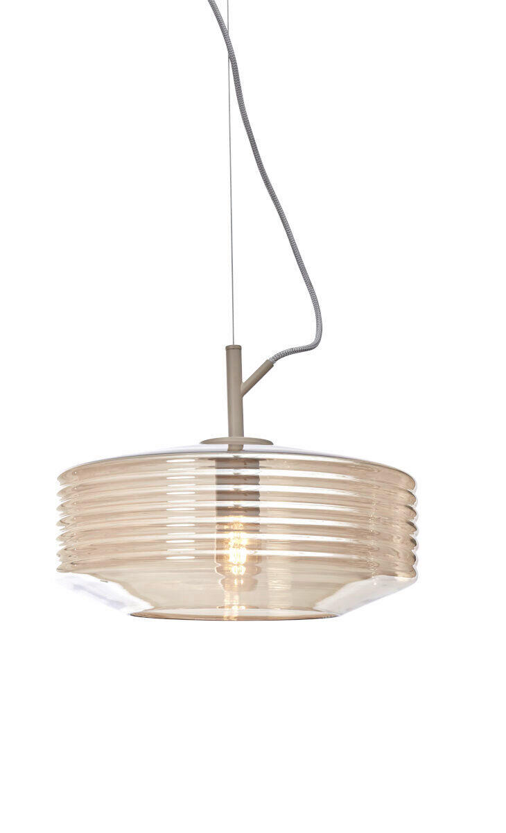 HÄNGLAMPA 35/31 cm - bärnstensfärgad, Trend, glas (35/31cm) - It's about Romi