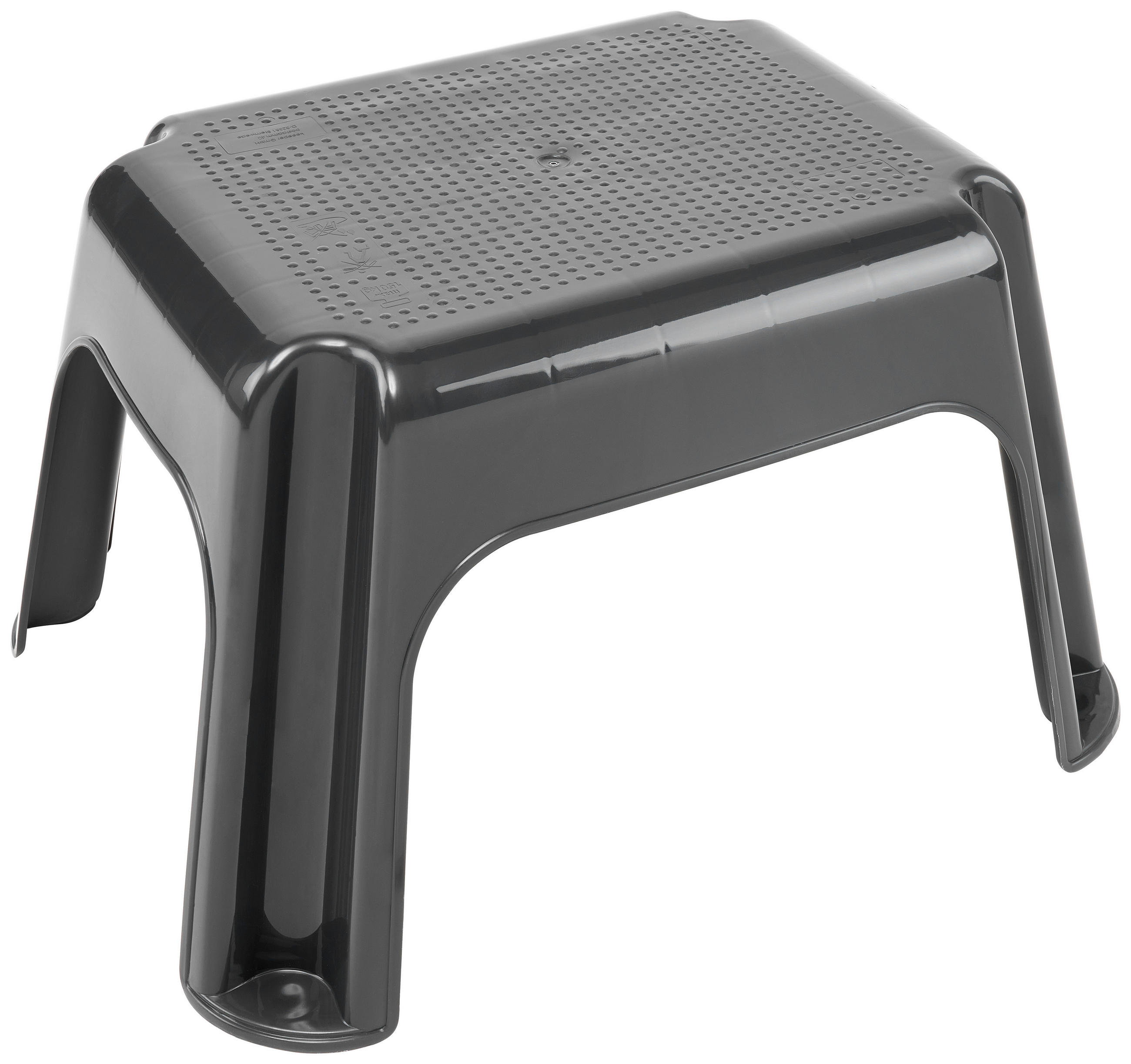 FUßBANK - Graphitfarben, Basics, Kunststoff (36,5/30/24cm)