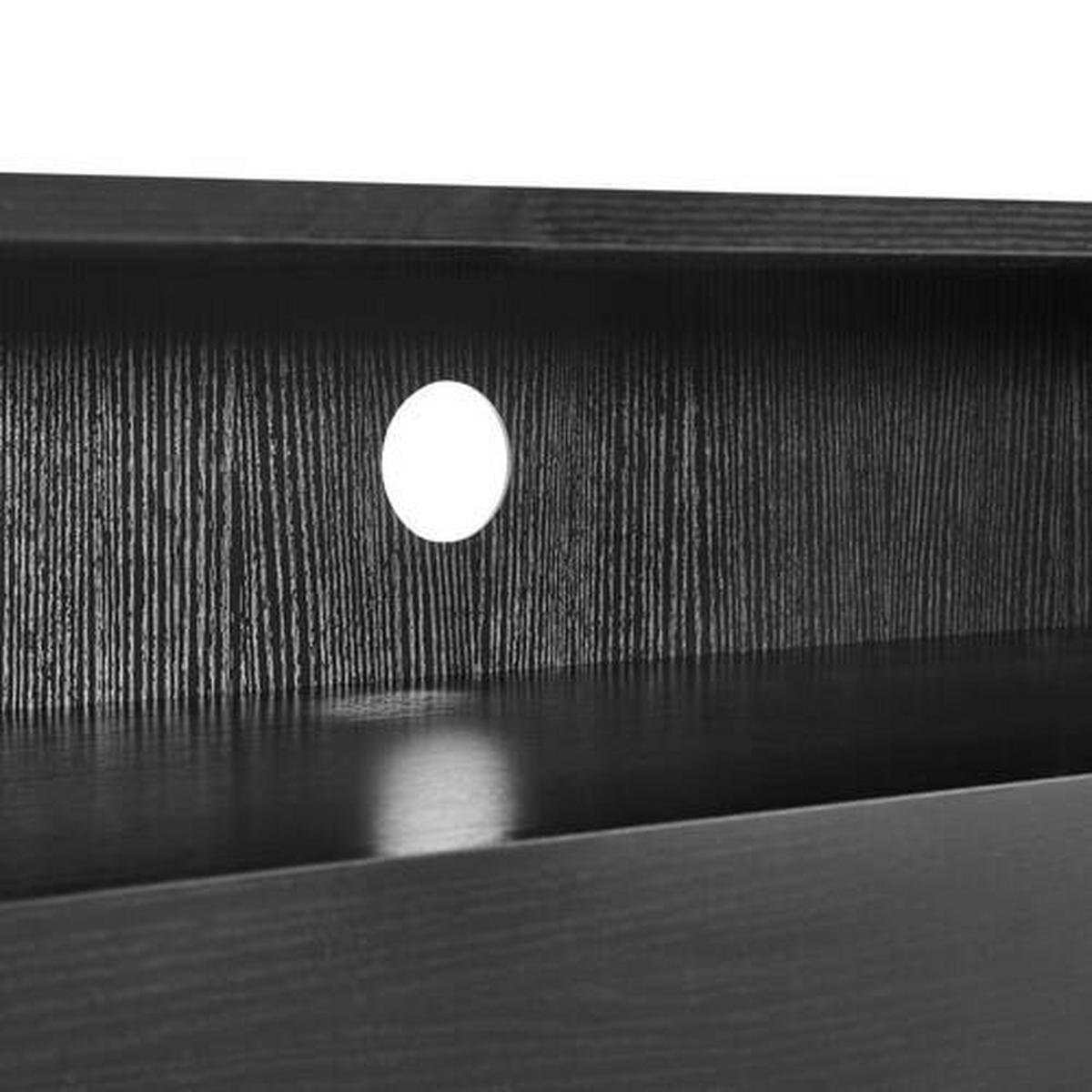 LOWBOARD  in 180/53/40 cm  - Schwarz, Design, Glas/Holz (180/53/40cm) - MID.YOU