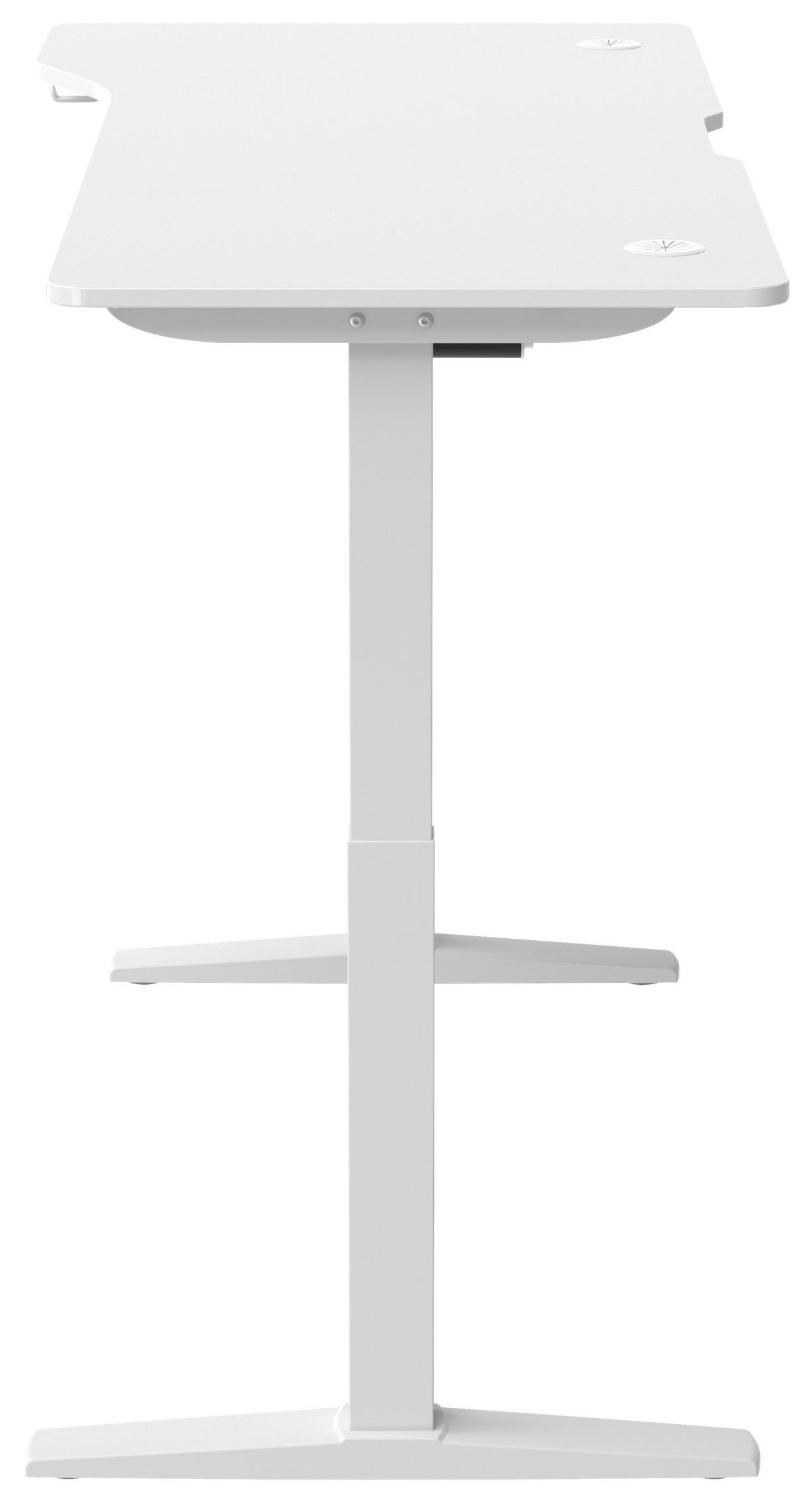 SCHREIBTISCH  in Weiß  - Weiß, MODERN, Holzwerkstoff/Kunststoff (160/71/116/75cm) - MID.YOU