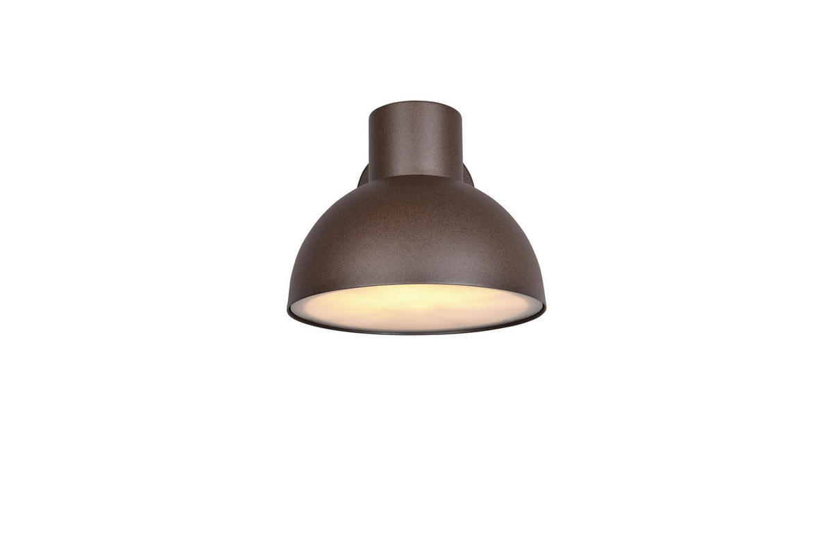 AUSSENWANDLEUCHTE - Weiss/Rostfarben, Konventionell, Kunststoff/Metall (18,5/20/24cm) - Trio Leuchten