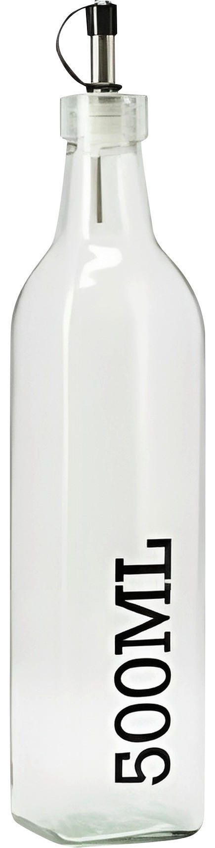 OLJA-/VINÄGERFLASKA - transparent, Basics, glas (0,5l)