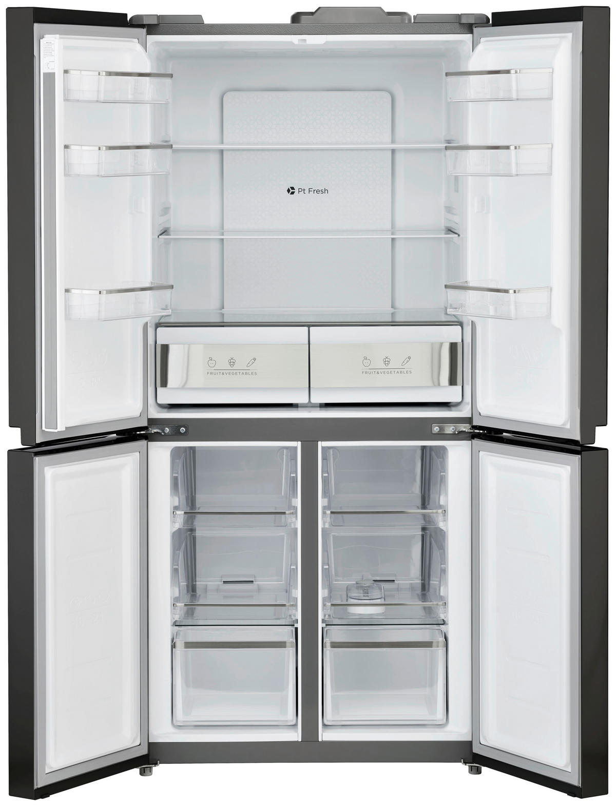 MULTI-DOOR 7801.4812  - Schwarz, KONVENTIONELL, Metall (75,5/83,3/180,8cm) - Trisa Electronics