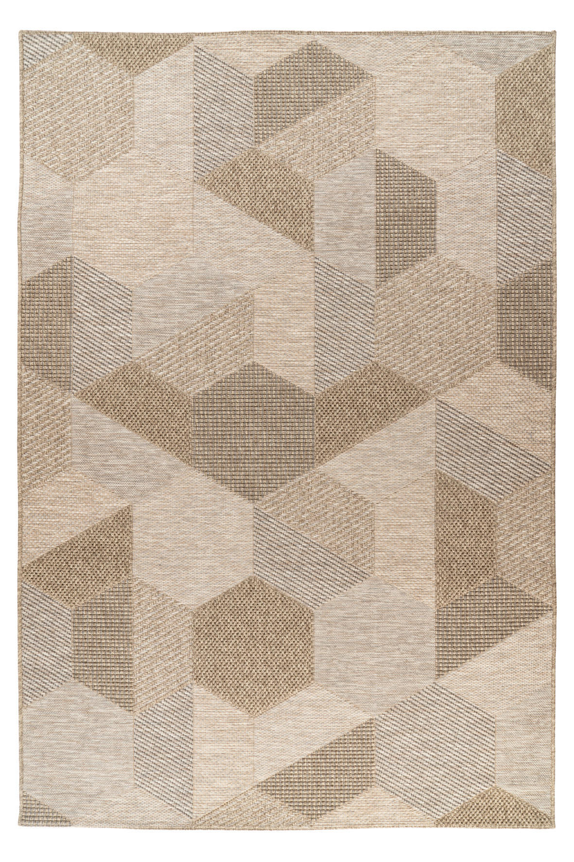 FLACHWEBETEPPICH 80/150 cm My Oslo Taupe  - Taupe, Design, Textil (80/150cm) - Obsession