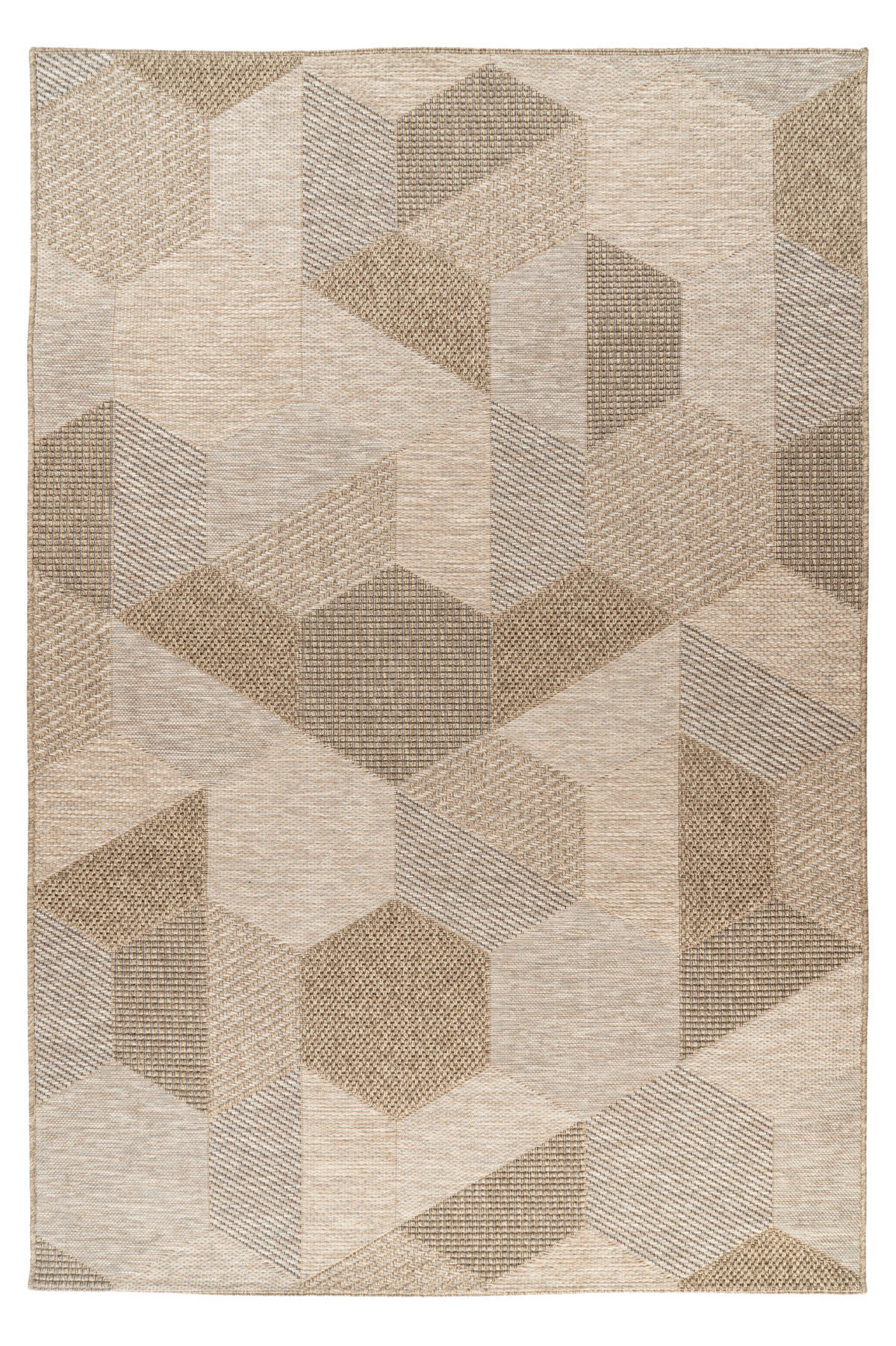 FLACHWEBETEPPICH 200/290 cm My Oslo  - Taupe, Design, Textil (200/290cm)