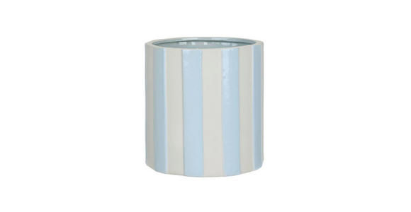 BLUMENTOPF 16/15,5 cm  - Blau, Design, Keramik (16/15,5cm) - Ambia Home