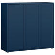 SCHUHSCHRANK  in 109,2/99,1/34,9 cm  - Dunkelblau/Grau, MODERN, Holzwerkstoff/Kunststoff (109,2/99,1/34,9cm) - Carryhome