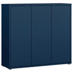 SCHUHSCHRANK  in 109,2/99,1/34,9 cm  - Dunkelblau/Grau, MODERN, Holzwerkstoff/Kunststoff (109,2/99,1/34,9cm) - Carryhome