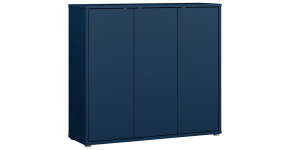 SCHUHSCHRANK  in 109,2/99,1/34,9 cm  - Dunkelblau/Grau, MODERN, Holzwerkstoff/Kunststoff (109,2/99,1/34,9cm) - Carryhome
