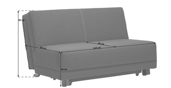 SCHLAFSOFA in Textil Rot - Beige/Rot, MODERN, Holz/Textil (145/90/96cm) - Novel