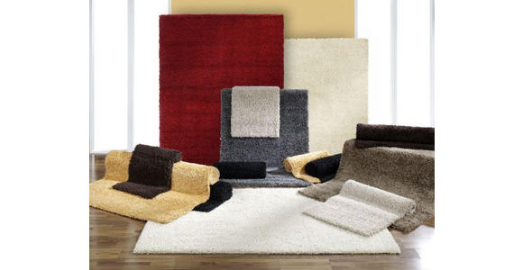 HOCHFLORTEPPICH 80/200 cm Fashion Shaggy Rot - Rot, Basics, Textil (80/200cm) - Novel