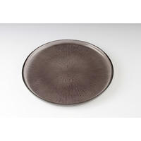 SERVIERPLATTE 28 cm  - Schwarz, KONVENTIONELL, Glas (28cm) - Novel