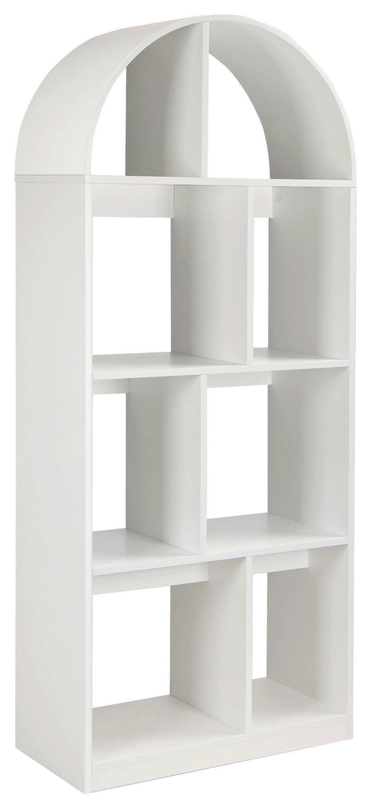 REGAL Weiß  - Weiß, Design, Holzwerkstoff (80/190,5/38cm) - MID.YOU