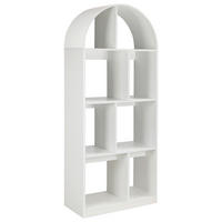 REGAL Weiß  - Weiß, Design, Holzwerkstoff (80/190,5/38cm) - MID.YOU