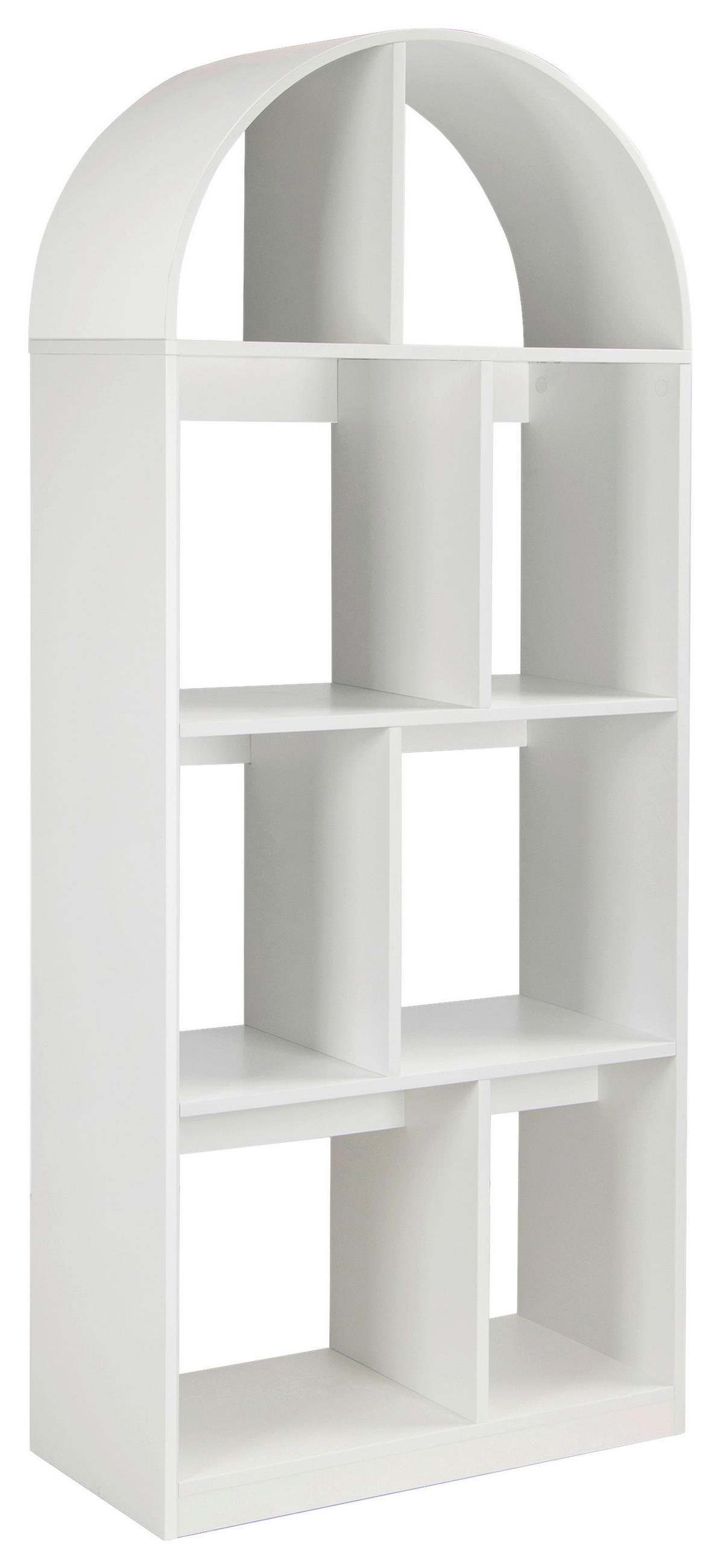 REGAL Weiß  - Weiß, Design, Holzwerkstoff (80/190,5/38cm) - MID.YOU