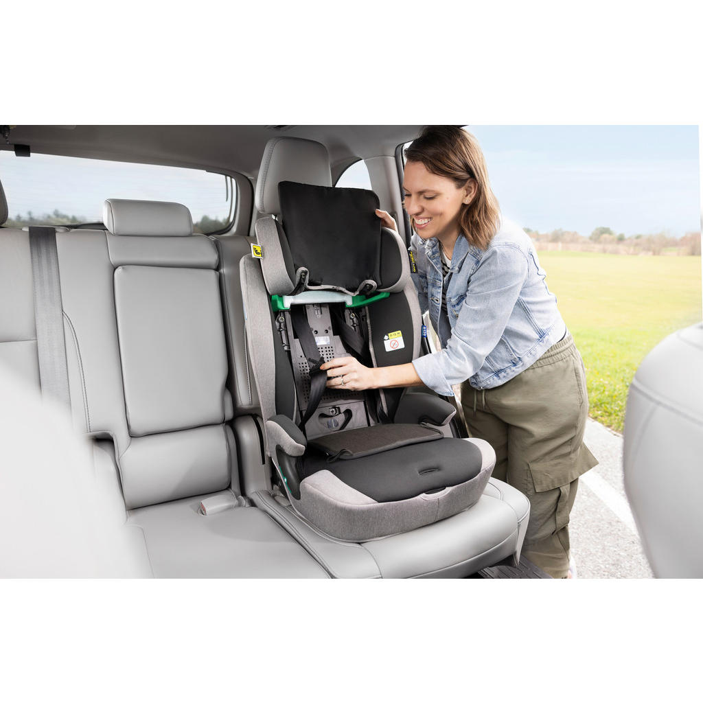 Thumbnail - Graco Kinderautositz Energi i-Size R129, Schwarz, Dunkelgrau, Textil, 50.6x83.1x46.9 cm, ECE R 129 i-Size, 5-Punkt-Gurts...