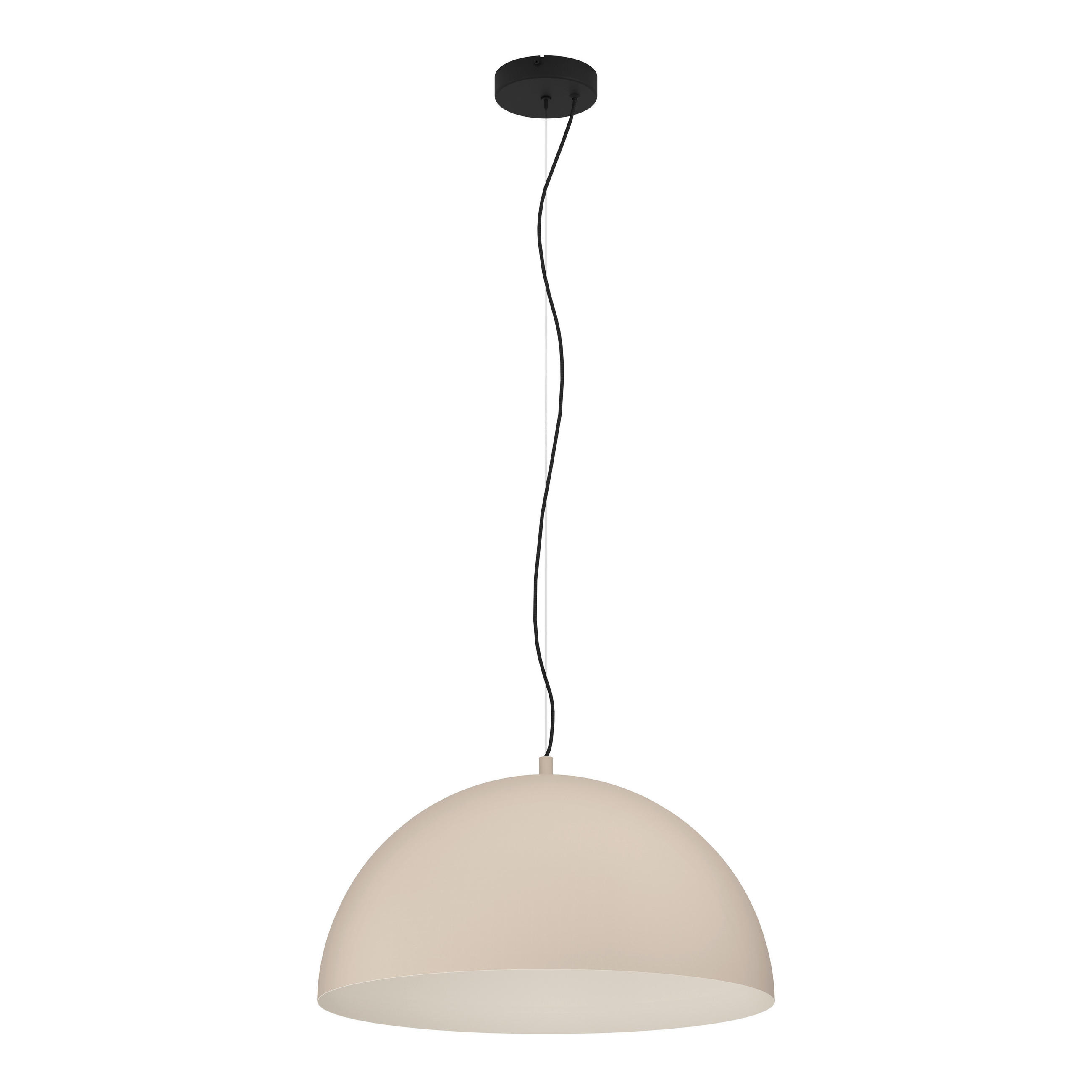 HÄNGELEUCHTE Gaetano 53,5/150 cm   - Sandfarben/Creme, Basics, Metall (53,5/150cm) - Eglo