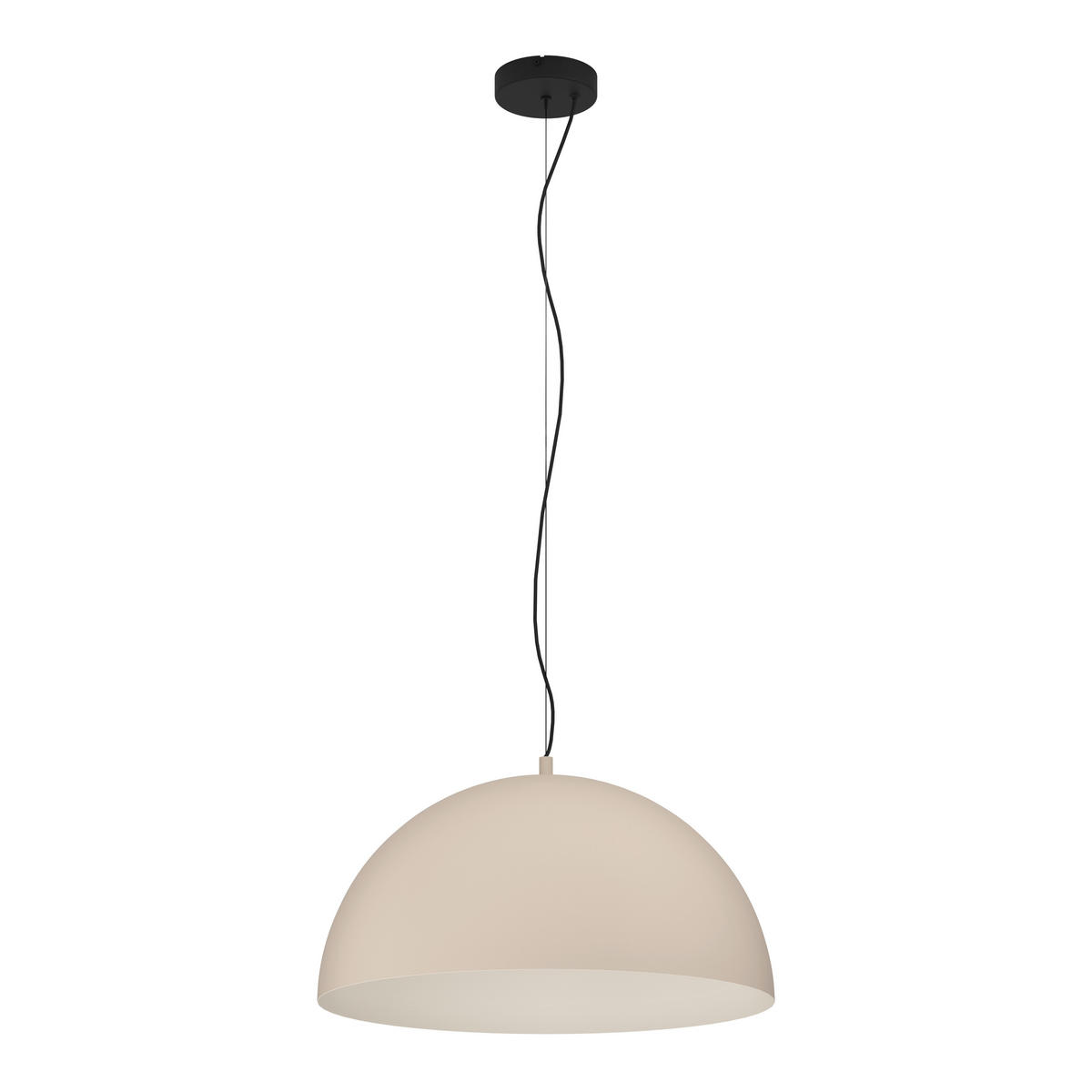 HÄNGELEUCHTE Gaetano 53,5/150 cm   - Sandfarben/Creme, Basics, Metall (53,5/150cm) - Eglo