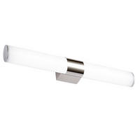 LED-WANDLEUCHTE 40/10/15 cm   - Silberfarben/Weiß, Basics, Metall (40/10/15cm)