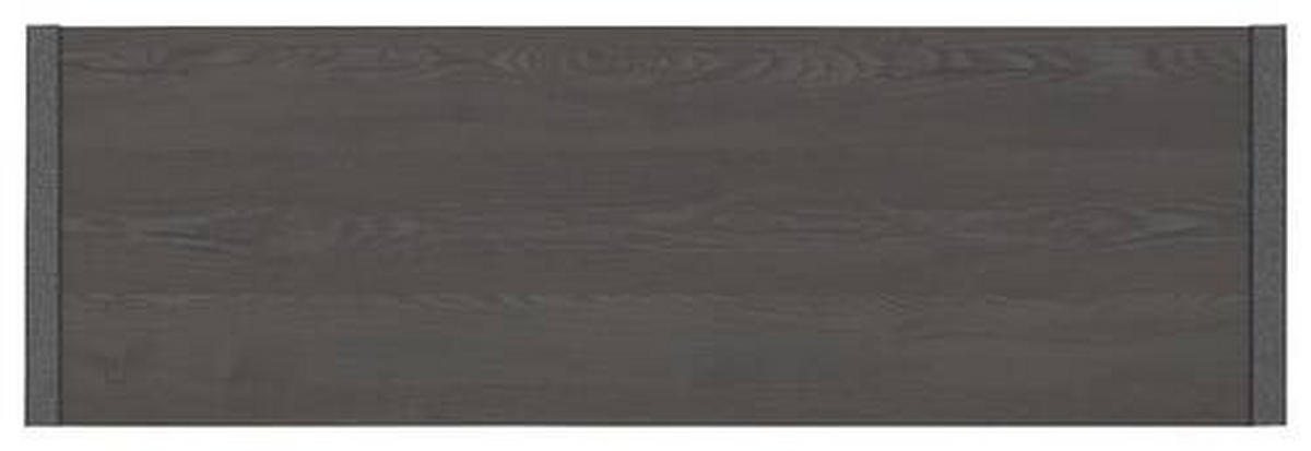 HÄNGEELEMENTSchwarz   - Schwarz, Modern, Holzwerkstoff (114/37/6cm) - Rauch Möbel