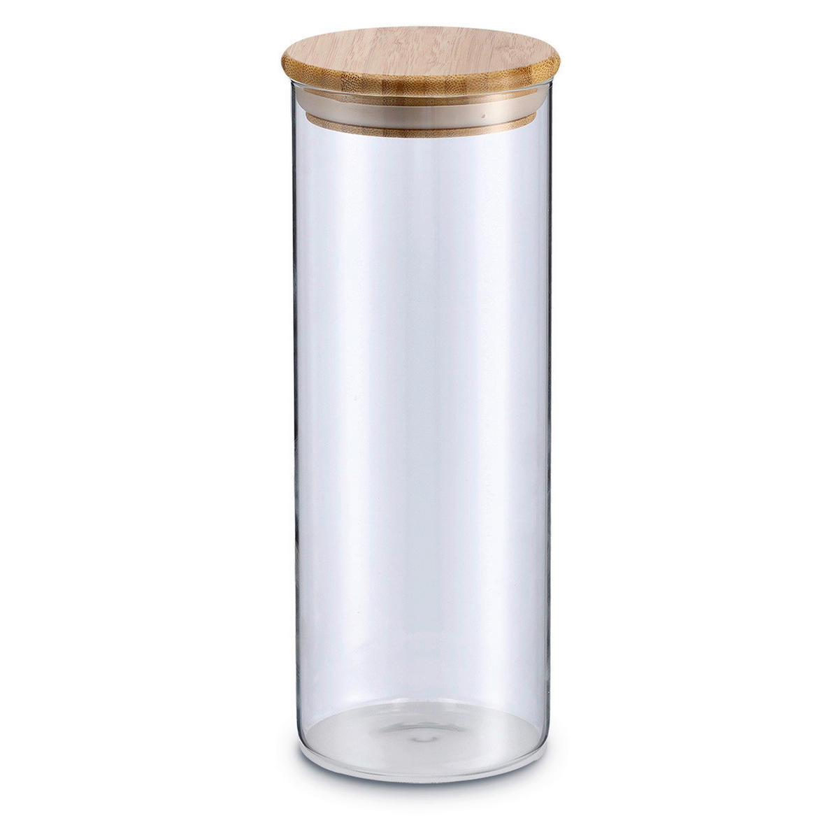 VORRATSGLÄSERSET  - Naturfarben, Basics, Glas/Holz (40/46,5/28cm) - Zeller Present