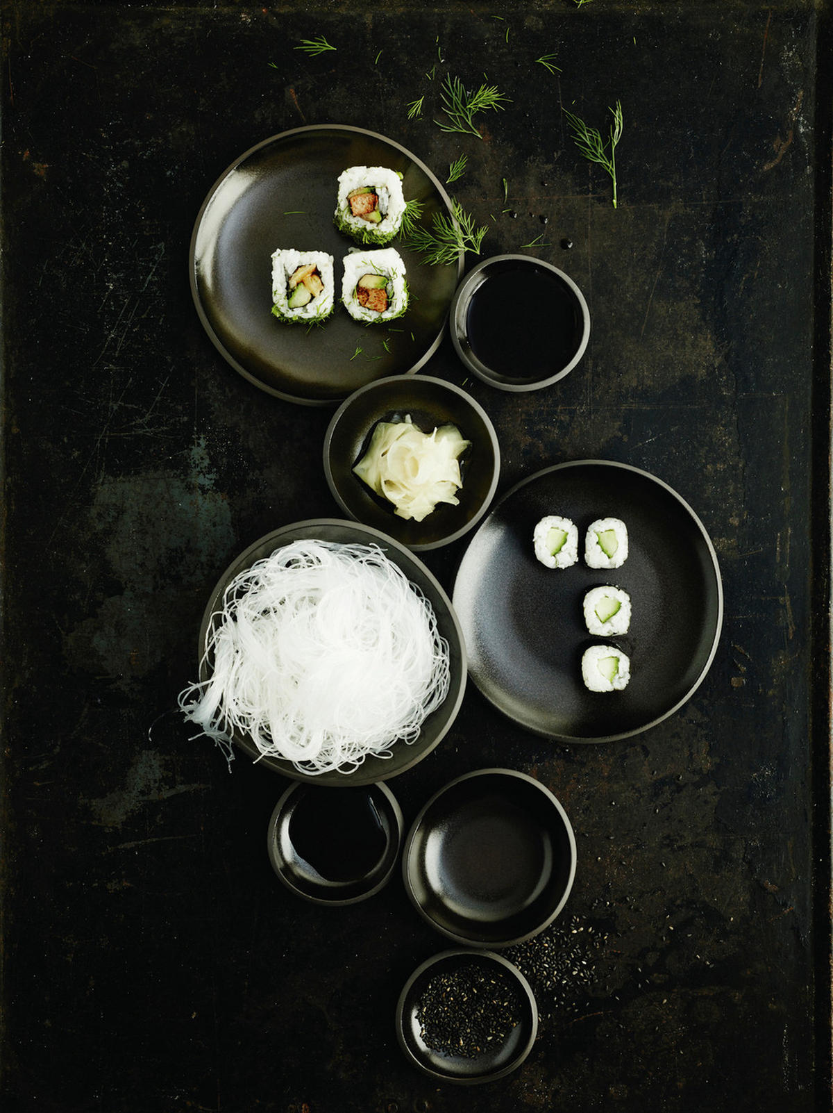 FRÜHSTÜCKSTELLER Dunkelgrau Junto  - Dunkelgrau, KONVENTIONELL, Keramik (22/21/1,7cm) - Rosenthal