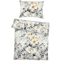 BETTWÄSCHE Jahreskollektion Makosatin 140/200 cm  - Anthrazit, Design, Textil (140/200cm) - Kaeppel