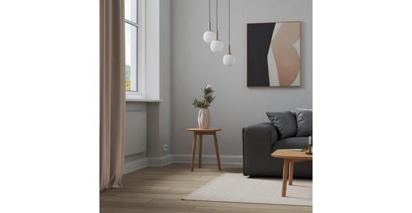 LED-HÄNGELEUCHTE 43/150 cm  - Weiß, Design, Glas/Metall (43/150cm) - Novel