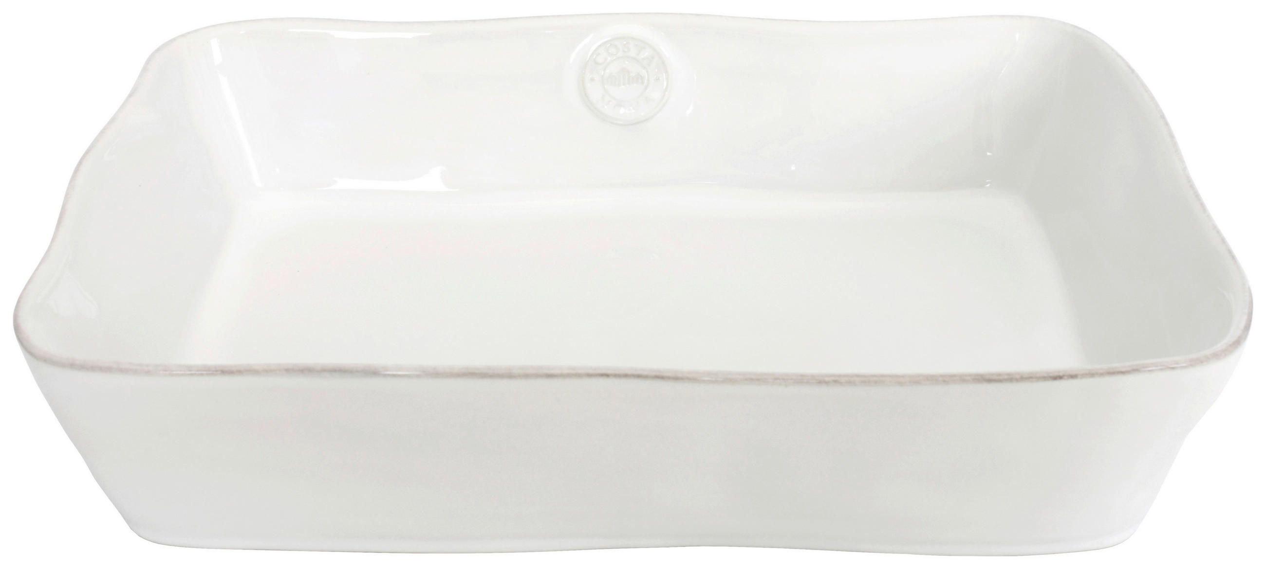 AUFLAUFFORM Keramik Feinsteinzeug - Weiß Hochglanz, Basics, Keramik (35,5/25,6/7,7cm) - Costa Nova
