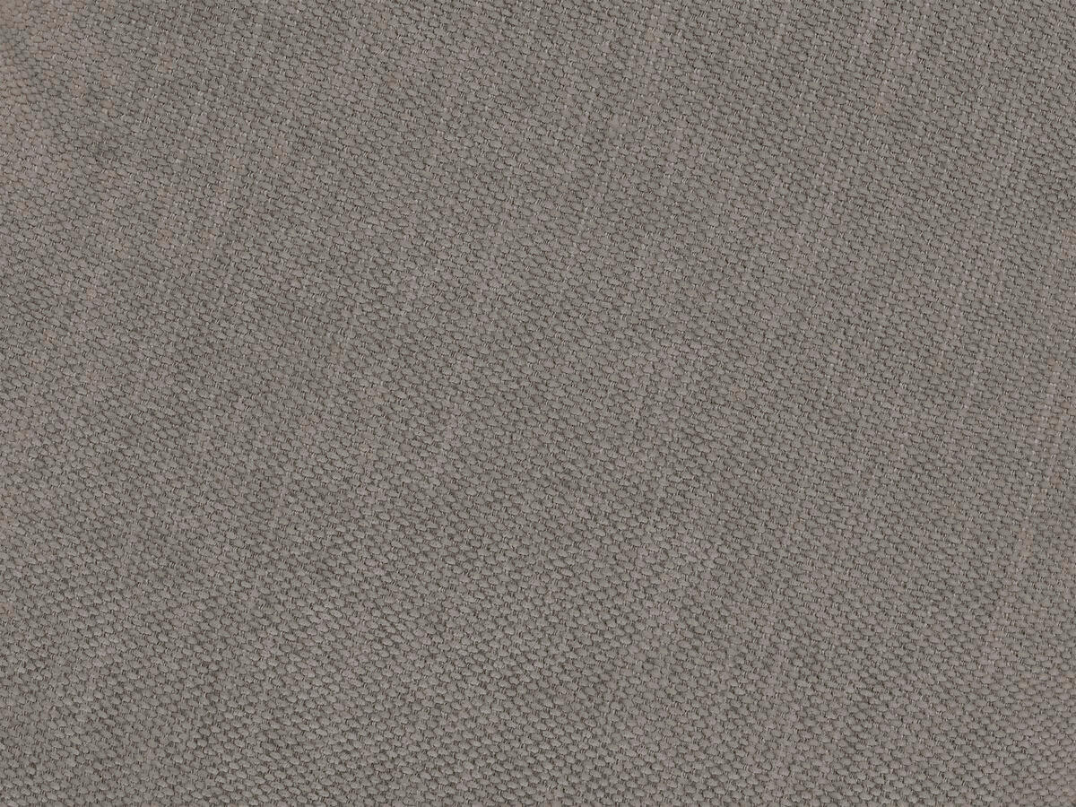 HOCKER FUJI  Leinenoptik Taupe  - Taupe/Schwarz, MODERN, Kunststoff/Textil (112/44/80cm)