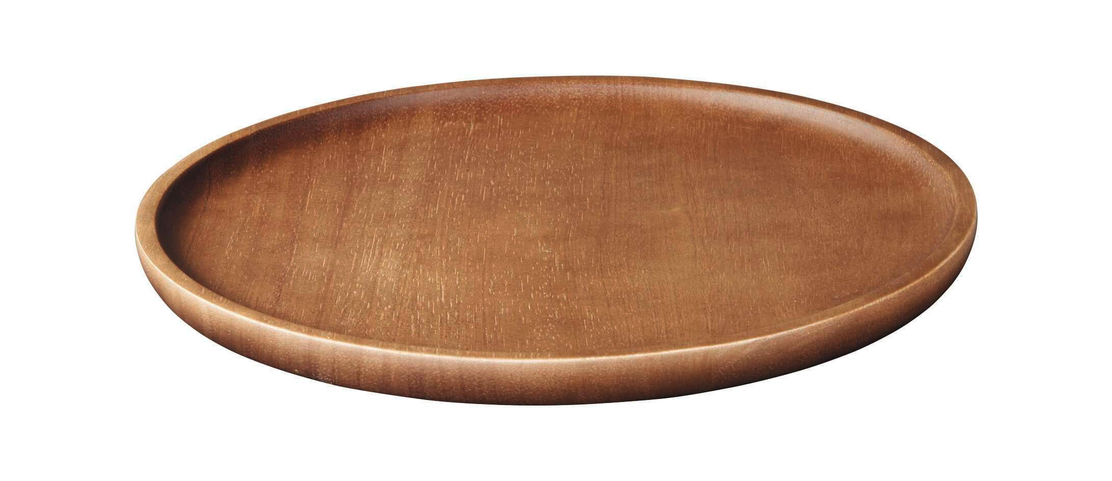 TELLER Braun 25/2 cm WOOD DARK  - Braun, Natur, Holz (25/2cm) - ASA