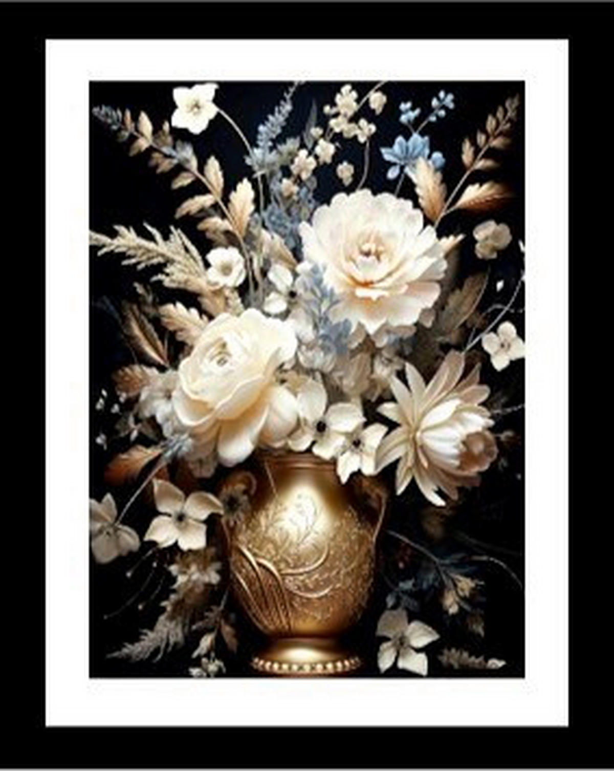 BILD Blumen  - Multicolor, Basics, Textil (40/50/1,5cm) - Euroart