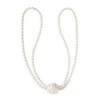 FÜGGÖNYELKÖTŐ 60 cm  - bézs, Basics, textil (60cm) - Esposa