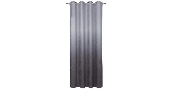 ÖSENVORHANG blickdicht - Grau, KONVENTIONELL, Textil (140/245cm) - Esposa