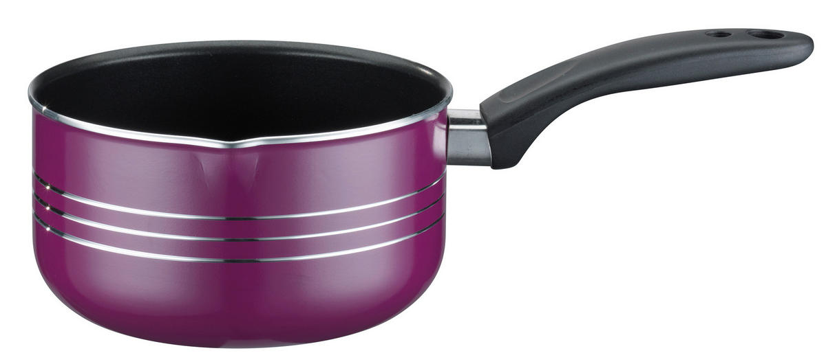 KOCHTOPFSET MILANO color 4-teilig  - Lila, Basics, Metall - GSW