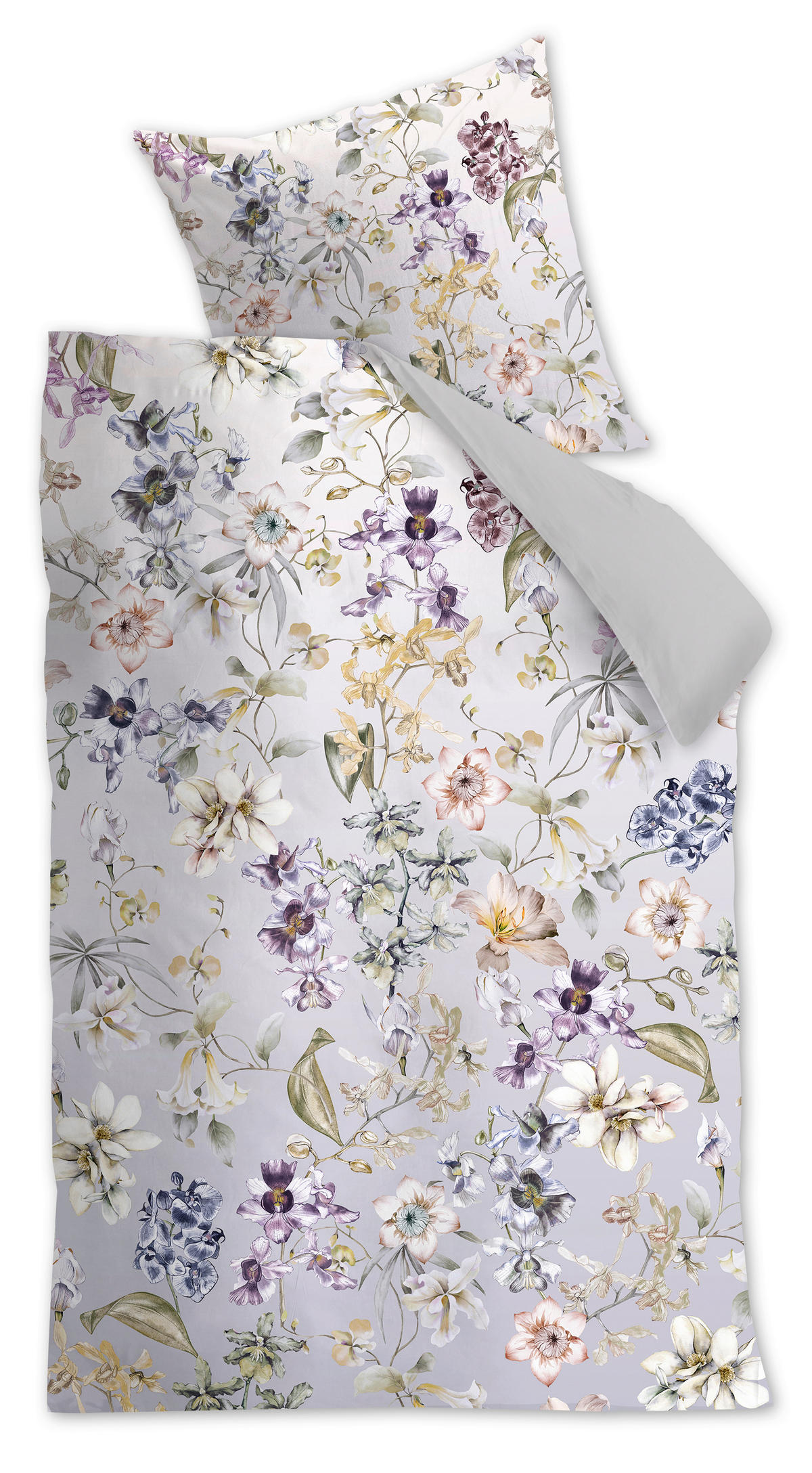 ÁGYNEMŰHUZAT-GARNITÚRA 140/200 cm  - szürkészöld, Basics, textil (140/200cm)