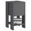 NACHTTISCH 30/55/30 cm  in Anthrazit  - Anthrazit, Design, Holzwerkstoff (30/55/30cm) - Livetastic