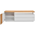 LOWBOARD 170/57/40 cm - Eichefarben/Weiß, Design, Holz/Holzwerkstoff (170/57/40cm) - Xora