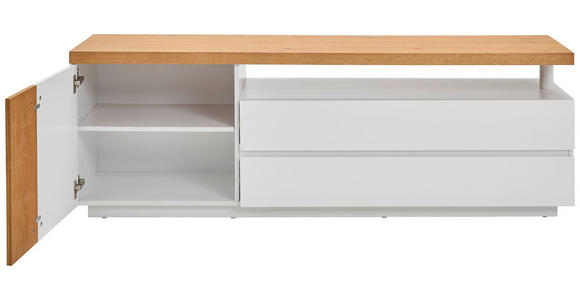 LOWBOARD 170/57/40 cm - Eichefarben/Weiß, Design, Holz/Holzwerkstoff (170/57/40cm) - Xora