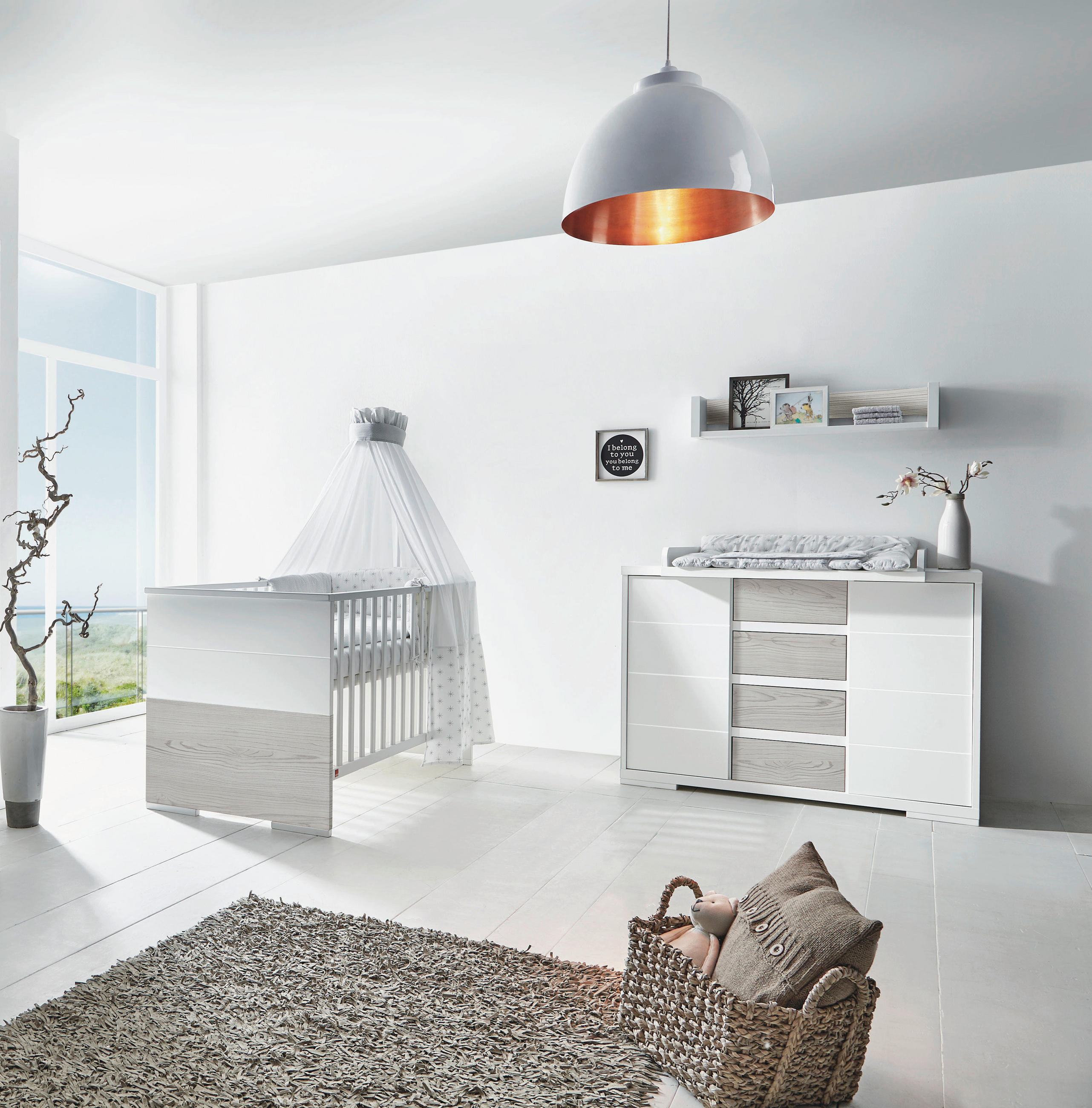 Schardt Babyzimmer Maxx Boathouse Weiß, Pinien
