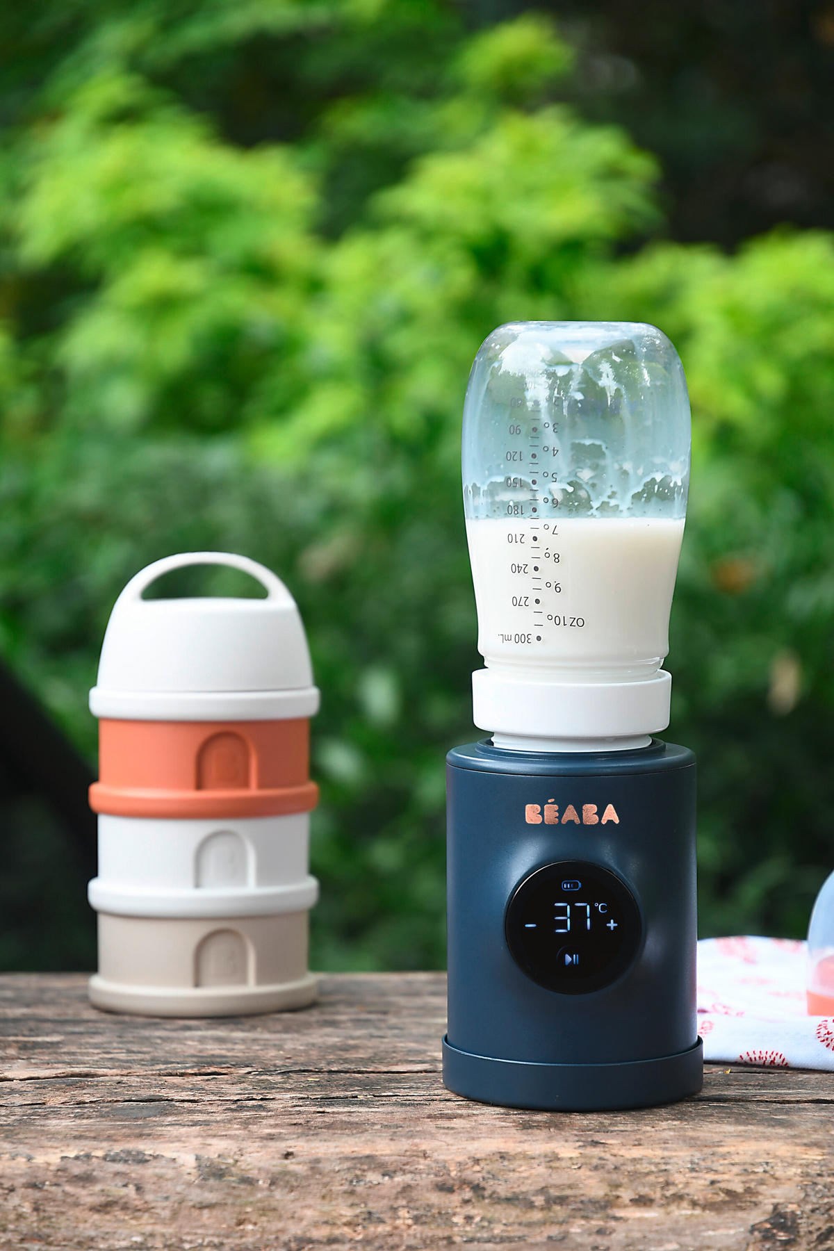 BABYKOSTWÄRMER Milk nomad  - Dunkelblau, Basics, Kunststoff/Metall (8,2/11,2/8,2cm) - Beaba