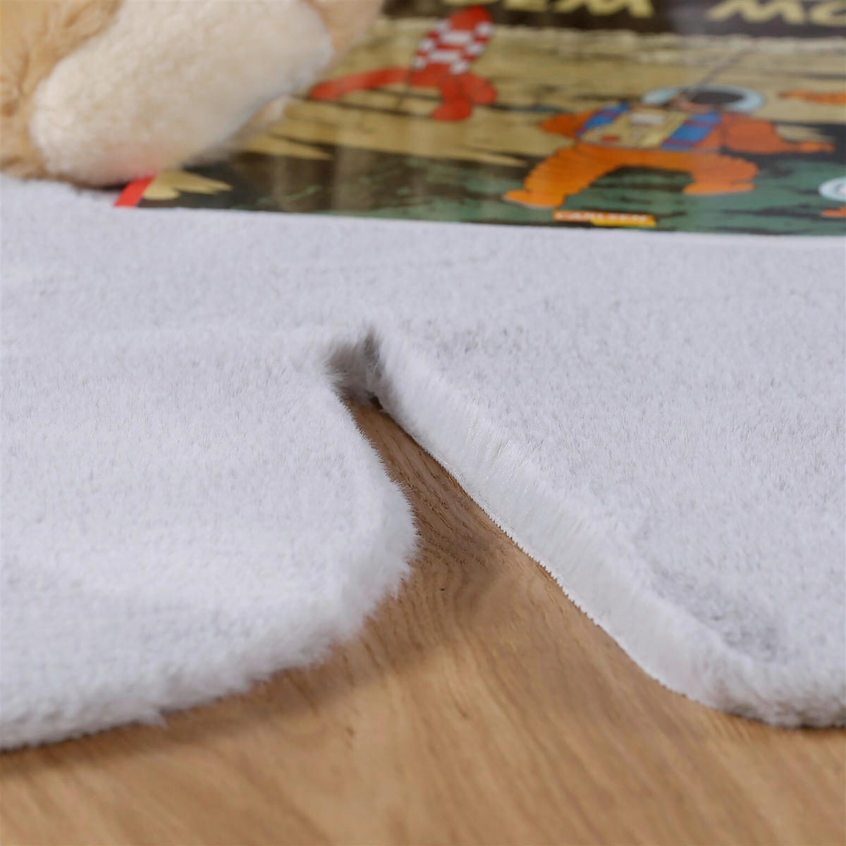 FLACHWEBETEPPICH 99/76 cm Grau rechteckig  - Grau, Basics, Kunststoff/Textil (99/76cm) - Kayoom