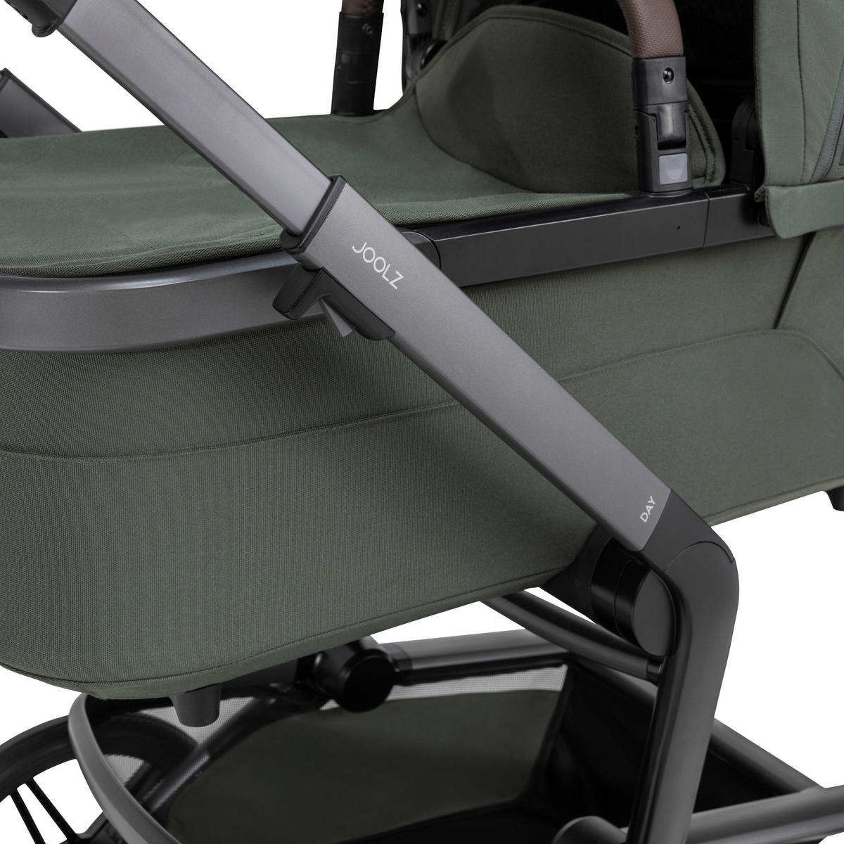 KINDERWAGEN  Day 5  Forest Green  - Olivgrün/Grau, Basics, Textil/Metall (94/60/113cm) - Joolz