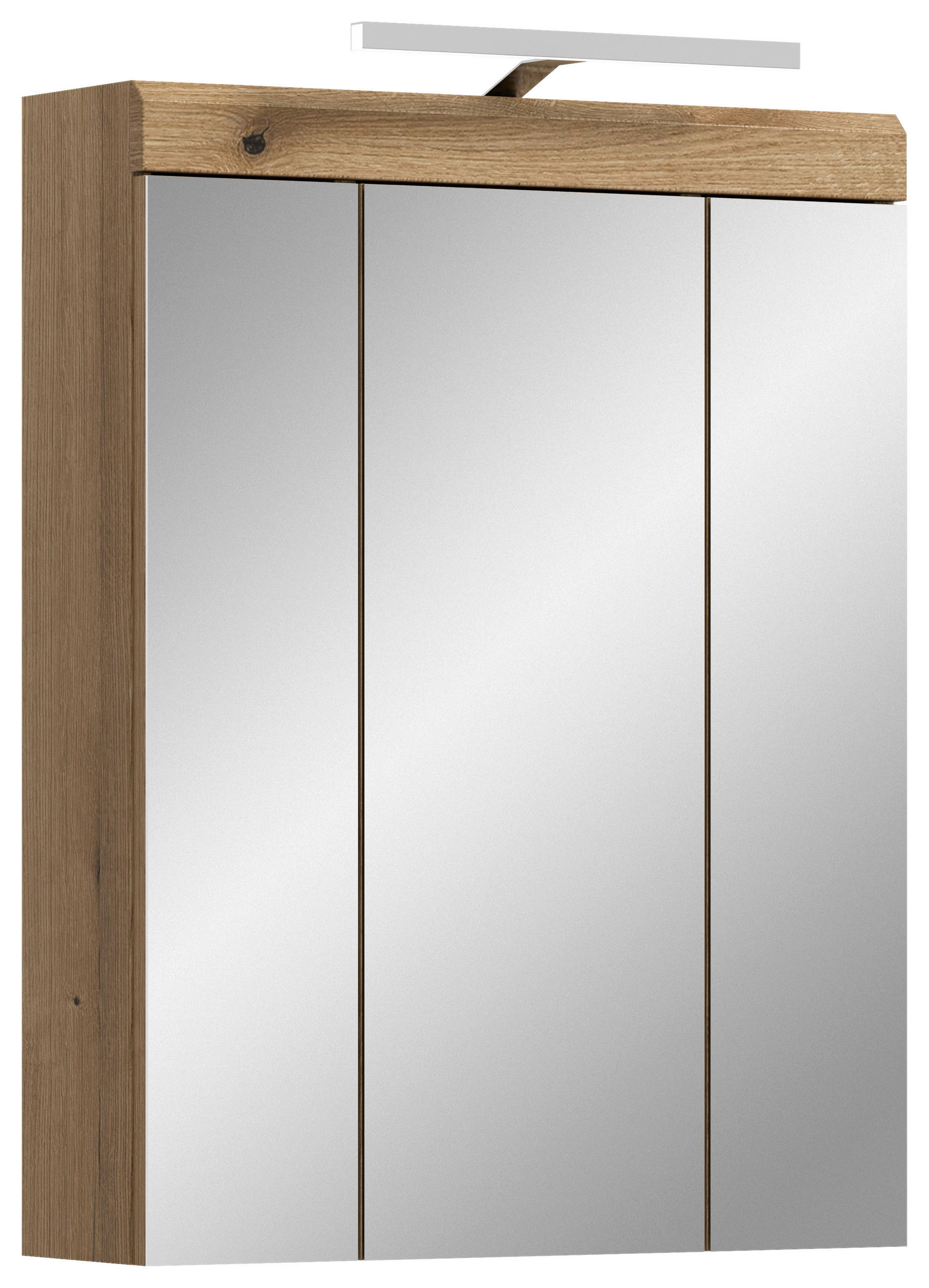 SPIEGELSCHRANK 60/79/18 cm  - Naturfarben, MODERN, Glas/Holzwerkstoff (60/79/18cm) - MID.YOU