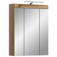 SPIEGELSCHRANK 60/79/18 cm  - Naturfarben, MODERN, Glas/Holzwerkstoff (60/79/18cm) - MID.YOU