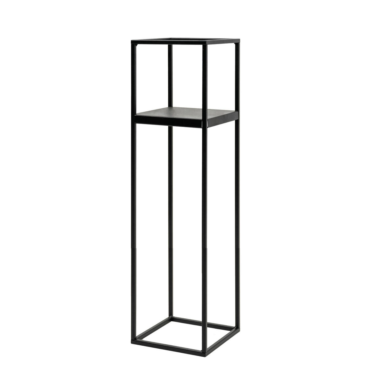 BLUMENSTÄNDER Metall  - Schwarz, Basics, Metall (19/77/19cm)